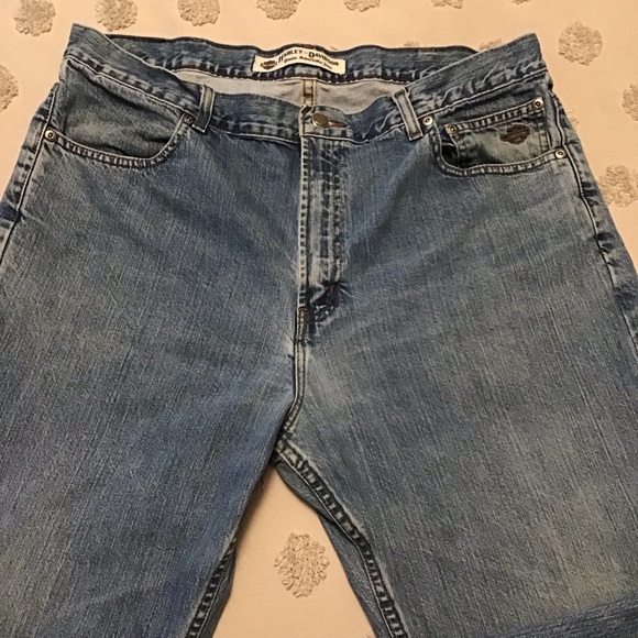 Harley Davidson Men’s Straight Leg Jeans. Size 40” x 32l L - Picture 7 of 12